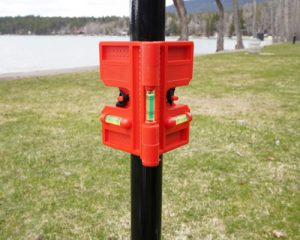 Adjustable Post Level 270-Degree Adjustment In 15-Degree Increments