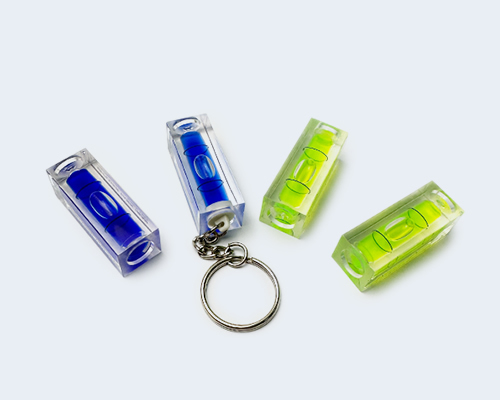 Acrylic Square Block Vials for Keychain