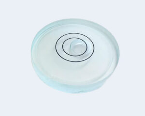 ガラス製円形スピリットレベル-ホウケイ酸ガラス