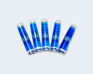 Tubular spirit level vials bubble levels